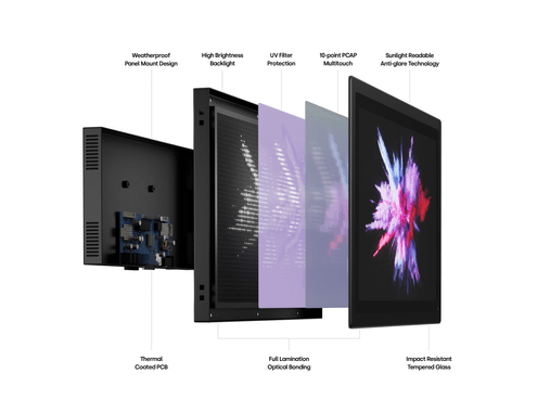 22 Zoll Touchscreen Metall (High-Brightness)