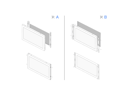 12 Zoll Touchscreen Metall